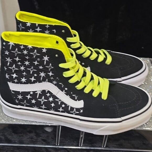 Vans SK8 Hi Black Star Sneakers - Picture 8 of 8